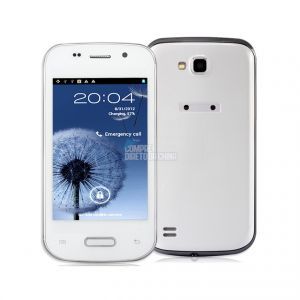 Celular Branco com Android, Câmera, Wi-Fi, Touch e Bluetooth