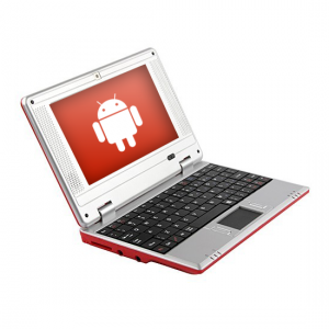Netbook Vermelho 7 Polegadas com Android