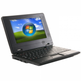 Netbook Preto Tela de 7 Polegadas com WindowS
