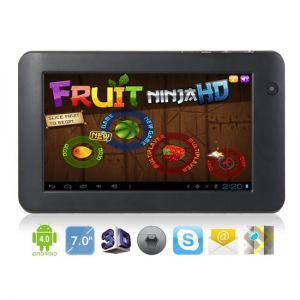 Tablet Android 4.0 com tela capacitiva